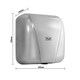 PUFF Электросушитель для рук "Puff-8800C" New, антивандальный, хром,1,8 кВт 1401.392 - фото 312262