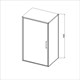 VINCEA Slim 8mm Душевой уголок квадратный размер 90x90 см, двери распашные, профиль - черный / стекло - прозрачное VSR-4SLP9090CLB - фото 315454
