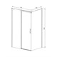 VINCEA Dice Душевой уголок прямоугольный размер 150x100 см, двери раздвижные, профиль - хром / стекло - прозрачное VSR-4D1015CL