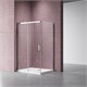 VINCEA Dice Душевой уголок прямоугольный размер 160x80 см, двери раздвижные, профиль - хром / стекло - прозрачное VSR-4D8016CL