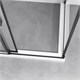 VINCEA Slim-N Душевой уголок прямоугольный размер 120x80 см, двери раздвижные, профиль - черный / стекло - прозрачное VSR-4SN8012CLB