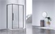 VINCEA Slim-N Душевой уголок прямоугольный размер 140x80 см, двери раздвижные, профиль - черный / стекло - прозрачное VSR-4SN8014CLB