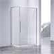 VINCEA Slim-N Душевой уголок прямоугольный размер 140x90 см, двери раздвижные, профиль - хром / стекло - прозрачное VSR-4SN9014CL