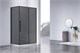 VINCEA Slim-N Душевой уголок прямоугольный размер 120x90 см, двери раздвижные, профиль - черный / стекло - тонированное VSR-4SN9012CGB