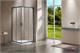 VINCEA Garda Душевой уголок прямоугольный размер 110x100 см, двери раздвижные, профиль - вороненая сталь / стекло - прозрачное VSS-1G1011CLGM