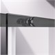 VINCEA Slim-N Душевой уголок прямоугольный размер 120x90 см, двери раздвижные, профиль - вороненая сталь / стекло - прозрачное VSR-4SN9012CLGM - фото 318276