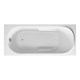 VINCEA Ванна акриловая VBT-2A170-LG с ножками 1700*750*480, пристенная, цвет белый VBT-2A170-LG - фото 318982