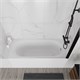 VINCEA Ванна акриловая VBT-2B150-LG с ножками 1500*700*480, пристенная, цвет белый VBT-2B150-LG - фото 318996