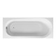 VINCEA Ванна акриловая VBT-2B170-LG с ножками 1700*700*480, пристенная, цвет белый VBT-2B170-LG - фото 319009