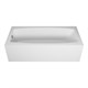 VINCEA Ванна акриловая VBT-2S180-LG с ножками 1800*800*430, пристенная, цвет белый VBT-2S180-LG - фото 319082