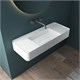 VINCEA Раковина из искусственного камня VWB-6S312MW, 1200*400*150, подвесная, цвет белый матовый VWB-6S312MW - фото 319212