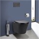 VINCEA Piatti Унитаз подвесной Piatti VT1-11SMB, цвет черный матовый, ультратонкое soft-close сиденье VT1-11SMB - фото 319593