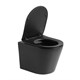 VINCEA Piatti Унитаз подвесной Piatti VT1-11SMB, цвет черный матовый, ультратонкое soft-close сиденье VT1-11SMB - фото 319595