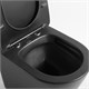 VINCEA Piatti Унитаз подвесной Piatti VT1-11SMB, цвет черный матовый, ультратонкое soft-close сиденье VT1-11SMB - фото 319597