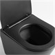 VINCEA Piatti Унитаз подвесной Piatti VT1-11SMB, цвет черный матовый, ультратонкое soft-close сиденье VT1-11SMB - фото 319598