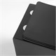 VINCEA Piatti Унитаз подвесной Piatti VT1-11SMB, цвет черный матовый, ультратонкое soft-close сиденье VT1-11SMB - фото 319599