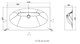 VINCEA Раковина Caprise VCB-4CA100MWG, Corian, цвет белый матовый + серый матовый VCB-4CA100MWG - фото 319751