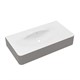 VINCEA Раковина Caprise VCB-4CA100MWLG, Corian, цвет белый матовый + светло-серый матовый VCB-4CA100MWLG - фото 319752