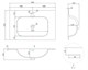VINCEA Раковина Elise VCB-4EL800MW, Corian цвет белый матовый VCB-4EL800MW - фото 319800
