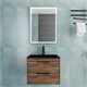 VINCEA База под раковину Chiara 2D 600 подвесная, 2 выкатных ящика soft-close, C.Oak VMC-2C2600CO - фото 319856