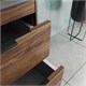 VINCEA База под раковину Chiara 2D 600 подвесная, 2 выкатных ящика soft-close, C.Oak VMC-2C2600CO - фото 319863