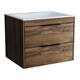 VINCEA База под раковину Chiara 2D 600 подвесная, 2 выкатных ящика soft-close, C.Oak VMC-2C2600CO - фото 319864