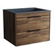 VINCEA База под раковину Chiara 2D 600 подвесная, 2 выкатных ящика soft-close, C.Oak VMC-2C2600CO - фото 319866