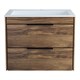VINCEA База под раковину Chiara 2D 600 подвесная, 2 выкатных ящика soft-close, C.Oak VMC-2C2600CO - фото 319867