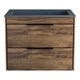 VINCEA База под раковину Chiara 2D 600 подвесная, 2 выкатных ящика soft-close, C.Oak VMC-2C2600CO - фото 319869