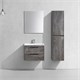 VINCEA База под раковину Chiara 2D 600 подвесная, 2 выкатных ящика soft-close, G.Stone VMC-2C2600GS - фото 319872