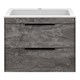 VINCEA База под раковину Chiara 2D 600 подвесная, 2 выкатных ящика soft-close, G.Stone VMC-2C2600GS - фото 319877