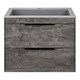 VINCEA База под раковину Chiara 2D 600 подвесная, 2 выкатных ящика soft-close, G.Stone VMC-2C2600GS - фото 319878