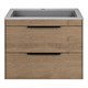VINCEA База под раковину Chiara 2D 600 подвесная, 2 выкатных ящика soft-close, N.Oak VMC-2C2600NO - фото 319885