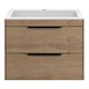 VINCEA База под раковину Chiara 2D 600 подвесная, 2 выкатных ящика soft-close, N.Oak VMC-2C2600NO - фото 319887
