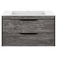 VINCEA База под раковину Chiara 2D 800 подвесная, 2 выкатных ящика soft-close, G.Stone VMC-2C2800GS - фото 319943