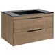 VINCEA База под раковину Chiara 2D 800 подвесная, 2 выкатных ящика soft-close, N.Oak VMC-2C2800NO - фото 319948