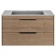 VINCEA База под раковину Chiara 2D 800 подвесная, 2 выкатных ящика soft-close, N.Oak VMC-2C2800NO - фото 319950