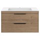 VINCEA База под раковину Chiara 2D 800 подвесная, 2 выкатных ящика soft-close, N.Oak VMC-2C2800NO - фото 319952