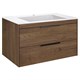 VINCEA База под раковину Chiara 2D 800 подвесная, 2 выкатных ящика soft-close, T.Oak VMC-2C2800TO - фото 319970