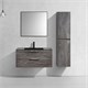 VINCEA База под раковину Chiara 2D 1000 подвесная, 2 выкатных ящика soft-close, G.Stone VMC-2C2100GS - фото 319992
