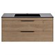 VINCEA База под раковину Chiara 2D 1000 подвесная, 2 выкатных ящика soft-close, N.Oak VMC-2C2100NO - фото 320005