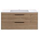 VINCEA База под раковину Chiara 2D 1000 подвесная, 2 выкатных ящика soft-close, N.Oak VMC-2C2100NO - фото 320008