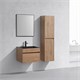 VINCEA База под раковину Chiara 600 подвесная, 1 выкатной ящик soft-close, N.Oak VMC-2C600NO - фото 320071