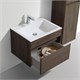 VINCEA База под раковину Chiara 600 подвесная, 1 выкатной ящик soft-close, R.Oak VMC-2C600RO - фото 320074