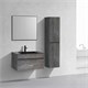 VINCEA База под раковину Chiara 800 подвесная, 1 выкатной ящик soft-close, G.Stone VMC-2C800GS - фото 320117