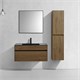 VINCEA База под раковину Chiara 1000 подвесная, 1 выкатной ящик soft-close, T.Oak VMC-2C100TO - фото 320195