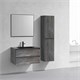 VINCEA База под раковину Luka 800 подвесная, 2 выкатных ящика soft-close, G.Stone VMC-2L800GS - фото 320280