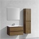VINCEA База под раковину Luka 800 подвесная, 2 выкатных ящика soft-close, T.Oak VMC-2L800TO - фото 320308