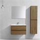 VINCEA База под раковину Luka 800 подвесная, 2 выкатных ящика soft-close, T.Oak VMC-2L800TO - фото 320309