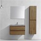 VINCEA База под раковину Luka 800 подвесная, 2 выкатных ящика soft-close, T.Oak VMC-2L800TO - фото 320312